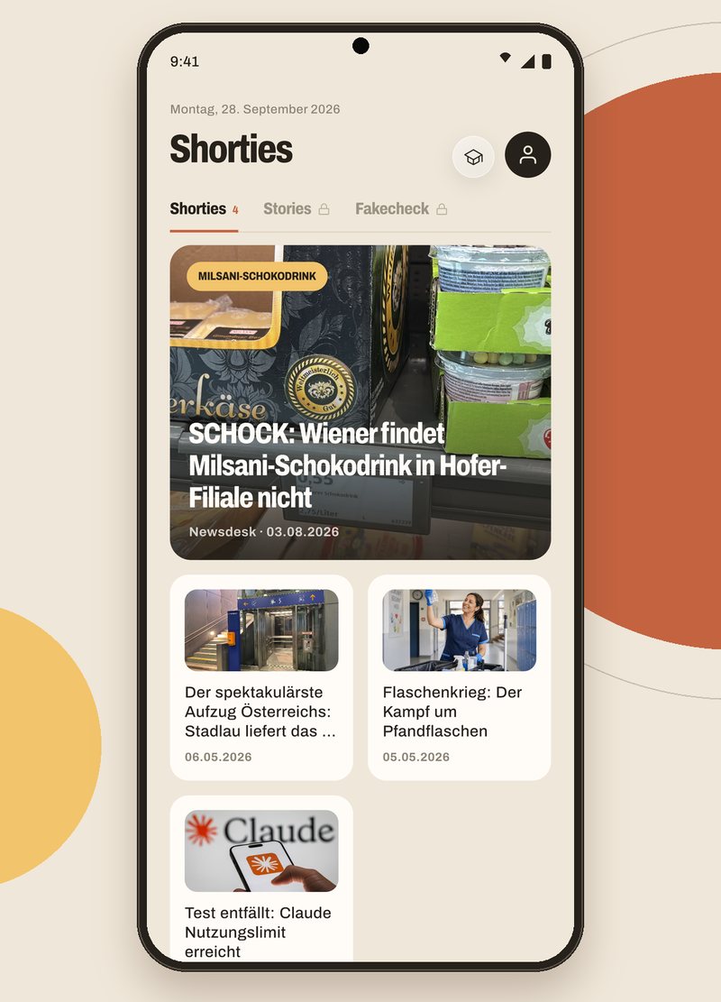 Feed der FS ON News App mit Shorties